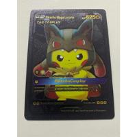Carta Pokemon Negra Pikachu Mega Lucario Alternativa Cosplay, usado segunda mano  Chile 