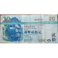 Usado, Hong Kong / China - Billete 20 Dólares 2009 - Ga126924 segunda mano  Chile 