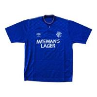 Camiseta De Glasgow Rangers, Umbro, 1989, Talla M. segunda mano  Chile 