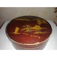 Usado, Caja Joyero Antiguo Japonés Siglo 19 Lacado Oro Papel Maché  segunda mano  Chile 