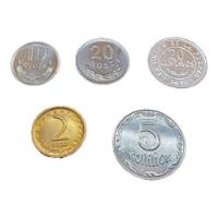 Usado, Set 5 Excelentes Monedas Bulgaria Polonia Ucrania Bolivia segunda mano  Chile 