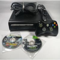 Microsoft Xbox 360 + 1 Control + 2 Juegos, usado segunda mano  La Florida