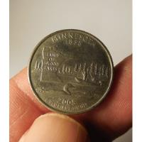Moneda Quarter Dollar Minnesota. Estados Unidos 2005 segunda mano  Chile 