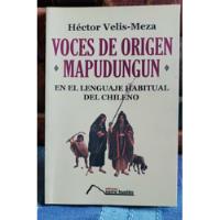 Voces De Origen Mapudungun - Héctor Velis-meza segunda mano  Chile 