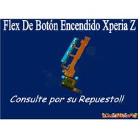 Flex De Botón Encendido Xperia Z, usado segunda mano  Chile 