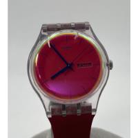 Reloj Swatch Cuarzo Rosado Usado Cristal Trizado segunda mano  Chile 