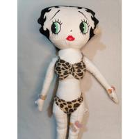 Usado, Peluche Original Betty Boop Bikini Leopardo Kellytoy 42cm.  segunda mano  Chile 