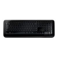 Teclado Inalámbrico Microsoft 850 Negro Keyboard , usado segunda mano  Chile 