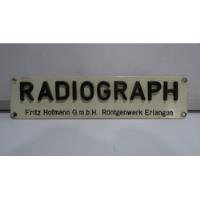 Letrero Antiguo Radiograph, usado segunda mano  Chile 