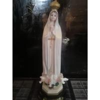 Estatua Figura Religiosa Virgen De Fatima Vintage Italiana , usado segunda mano  Chile 