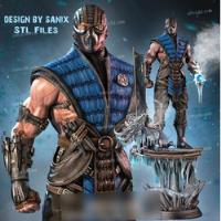 Archivo Stl Impresión 3d - Mortal Kombat - Sub Zero - Sanix segunda mano  Chile 