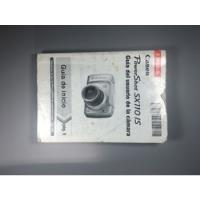 Manual De Camara Canon Powershot Sx110is, usado segunda mano  Chile 