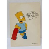 Postal Bart Simpson 1990 Classico San Francisco segunda mano  Chile 