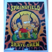 Carpeta Simpsons 2007 Springfield Skate Crew segunda mano  Chile 