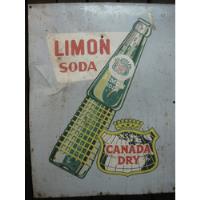 Letrero Antiguo Limón Soda, usado segunda mano  Macul