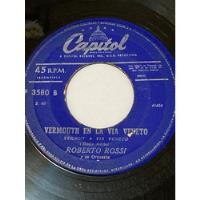 Vinilo Single De Roberto Rossi  Dos En Una Vespa(115y segunda mano  Chile 