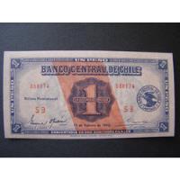1942 Billete Chileno De  1 Peso , Nuevo,  Sin Circular segunda mano  Chile 