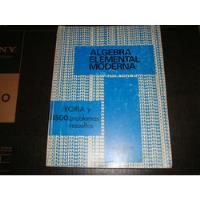 Algebra Elemntal Moderna- Edicion Shawm-barnett Rich segunda mano  Chile 