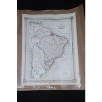 Antiguo Mapa Frances De Sudamerica 1842 Chile Brazil segunda mano  Chile 