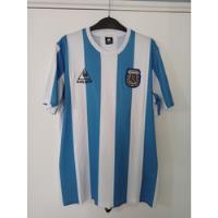 Camiseta Selección Argentina Mundial 86 Reedición Talla Xl  segunda mano  Chile 