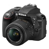 Usado,  Nikon D3300 Dslr Color  Negro + Lente + Estuche + Cargador segunda mano  Chile 