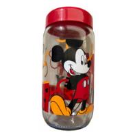 Frasco Vidrio Con Tapa Plástica Mickey Mouse 20 Cm Altura segunda mano  Chile 