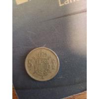 Moneda De Colección 5 Peseta Año 1975 Error Mundial 80 segunda mano  Chile 