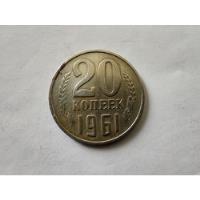 Moneda Unión Soviética 20 Hopek 1961(x203 segunda mano  Chile 