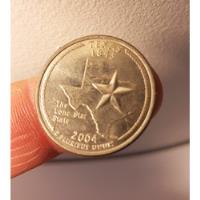 Moneda Quarter Dollar Texas. Estados Unidos 2004 segunda mano  Chile 
