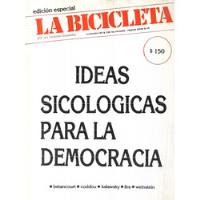 La Bicicleta Noviembre 85 Ideas Sociológicas Para Democracia segunda mano  Chile 