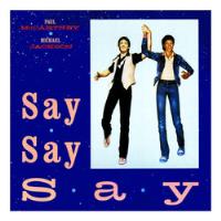 Paul Mccartney Ft. Michael Jackson - Say Say Say | 12'' Maxi, usado segunda mano  Chile 