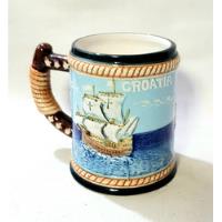 Tazon Mug De 300 Cc. Porcelana Dubrovnik Croacia.usado. segunda mano  Chile 