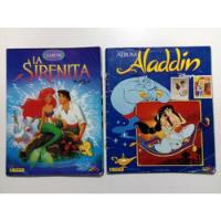 Album La Sirenita  - Aladdin - Salo - Panini- ( Reciclar ) segunda mano  Chile 