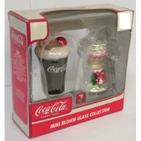 2 Adornos Coca Cola Vidrio Soplado Vintage segunda mano  Chile 