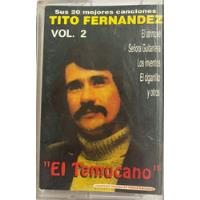Cassette De Tito Fernández El Temucano Vol.2 (2855, usado segunda mano  Chile 