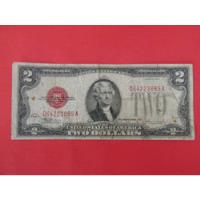 Antiguo Billete Estados Unidos 2 Dolares Escaso Año 1928 segunda mano  Chile 