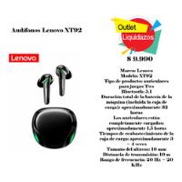 Audífonos Lenovo Xt92 segunda mano  Chile 
