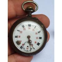 Reloj Antiguo Bolsillo Acero Detalle , usado segunda mano  Chile 