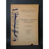 Reconocimiento Clasificación Suelos 1961 Casablanca Planos, usado segunda mano  Valparaiso