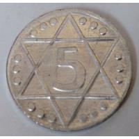 Usado, Moneda Alemania, 5 Pffenig, 1942. Campos Concentración. Jp segunda mano  Chile 