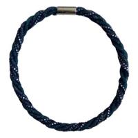 Collar Cristal Azul Trenzado Swarovski Original, usado segunda mano  Chile 