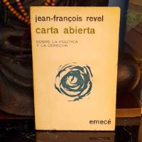 Carta Abierta - Jean-françois Revel segunda mano  Chile 