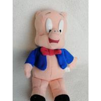Peluche Original Porky Pig Looney Tunes Warner Bros 20cm.  segunda mano  Chile 