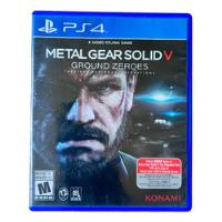 Metal Gear Solid V Ground Zeroes Ps4 segunda mano  Chile 