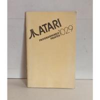 Manual Atari 1029 - Programmable Printer - En Inglés segunda mano  Chile 