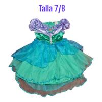 Usado, Disfraz La Sirenita Talla 7-8 Princesa Disney Usado Buen Estado  segunda mano  Chile 