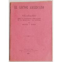 Silabario Enseñanza De Escritura I Lectura Manuel Ponce 1907 segunda mano  Chile 