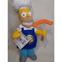 Peluche Original Homero Simpson Chef Gosh 35cm., usado segunda mano  Chile 
