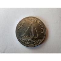 Moneda Bahamas 25 Cents 1998 Velero (x1202, usado segunda mano  Chile 