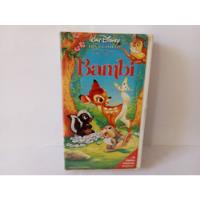 Bambi Película Vhs Original Disney  segunda mano  Chile 